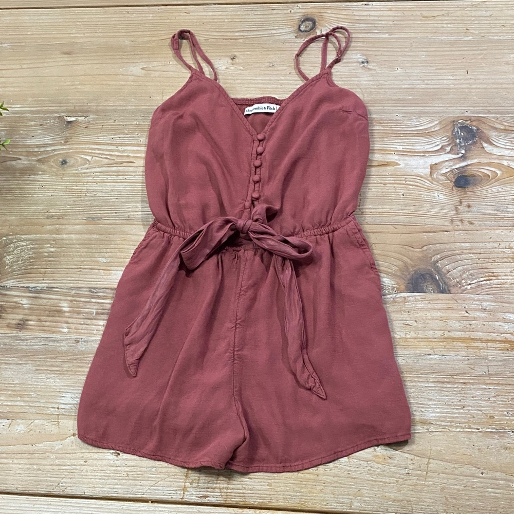 Abercrombie & Fitch Rust Romper